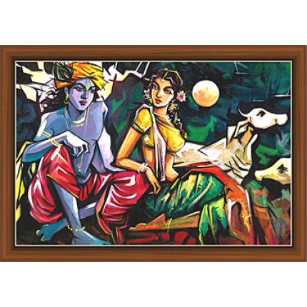 Radha Krishna Paintings (RK-9279)